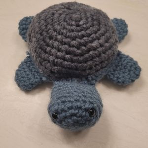 Handmade Crochet Turtle Plushie